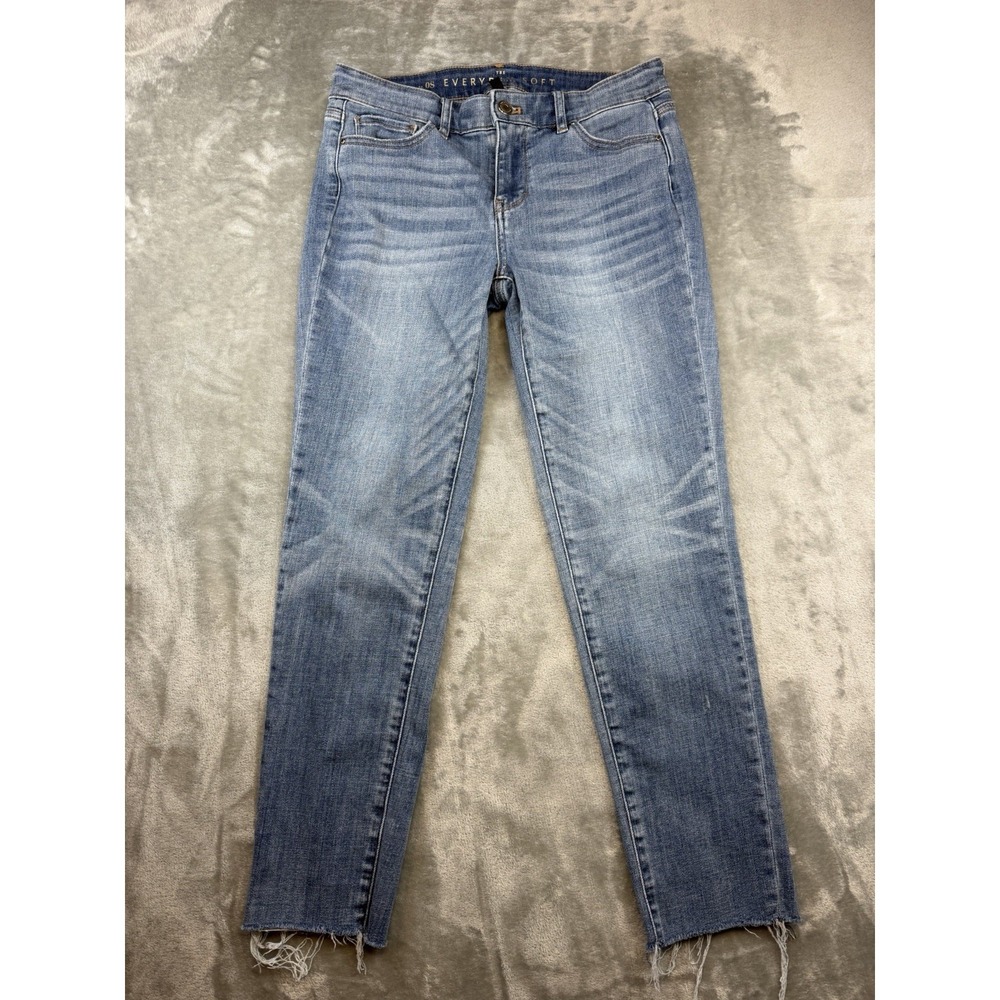 White House‎ Black Market Mid-Rise Girlfriend Everyday Soft Jeans Women's 28x26